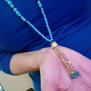 Earrings and necklace set